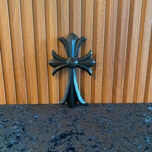 RARE Large 8” CH Black Cross Decor